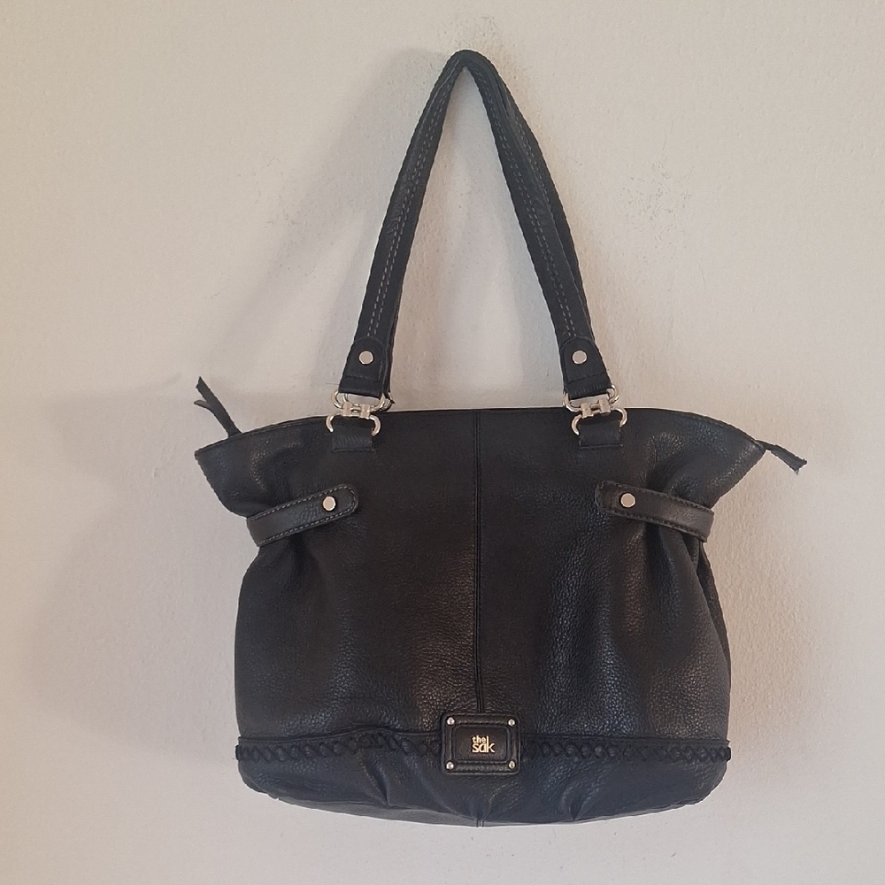 The Sak Classic Black Shoulder Bag